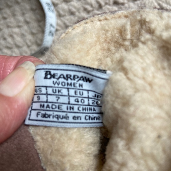 Bearpaw Woman’s sz 9 Brown Cow Suede Leather Boots VGC - Picture 4 of 9